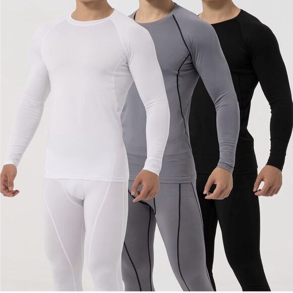 Man's Workout 1 set pants & Shirt Compression Base Layer Sports  size XL - Picture 1 of 4